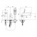 Смеситель Lemark Melange LM4947CW на борт ванны