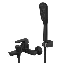 Смеситель  для ванны Lemark Ursus LM7214BL чёрный матовый