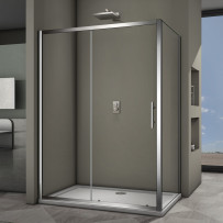Душевой угол Veconi Rovigo RV-063, 1500x900x1900 хром, стекло прозрачное