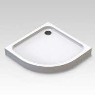 Душевой поддон Veconi Tezeo acrylic TZ-01, 800x800x140, акрил, белый