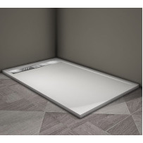 Душевой поддон Veconi Tezeo stone TZ-07, 1400x900x30, искусственный камень, белый