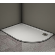 Душевой поддон Veconi Tezeo stone TZ-11L, 1000x900x30, искусственный камень, белый Душевой поддон Veconi Tezeo stone TZ-11L, 1000x900x30, искусственный камень, белый