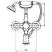 Смеситель для ванны Boheme Tradizionale Chromo 263