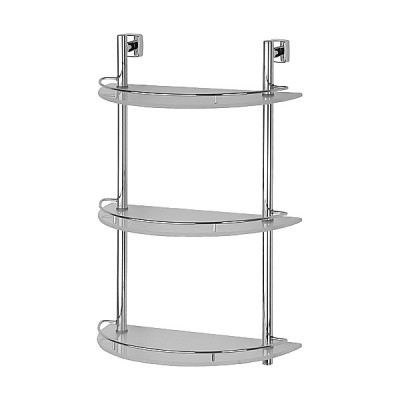 Полка полукруглая с ограничителем 40 см тройная FBS ESPERADO ESP 082