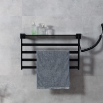 Полотенцесушитель электрический Black & White N-333 B 580x350 чёрный