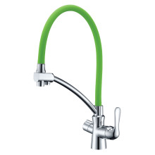 Смеситель Lemark Comfort LM3070C-Green для кухонной мойки с подключением к фильтру для питьевой воды