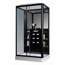 Душевая кабина Loranto Selak CS 127-3A L 90x120x215 см черная