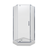 Душевая Ограждение Дека-Хром 100*100 Щ0000056816 с поддоном