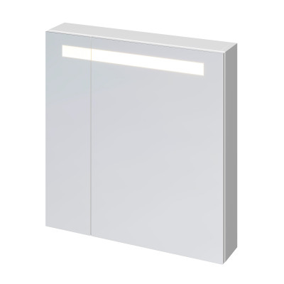 Зеркало-шкаф MELAR 14,5x69,2 с подсветкой универсальная белый																														