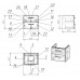 Тумба под раковину подвесная LARA 50 Тумба под раковину подвесная LARA 50