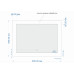 Зеркало для ванной LED 030 ДИЗАЙН/DESIGN 80