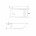 Ванна прямоугольная VIRGO 150x75 Ванна прямоугольная VIRGO 150x75