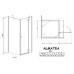 Душевой уголок Radaway Almatea KDJ 100x90 R стекло графит
