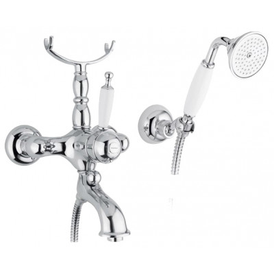 Смеситель термостатический Migliore Oxford ML.OXF-6303.BI.CR, хром Смеситель термостатический Migliore Oxford ML.OXF-6303.BI.CR, хром