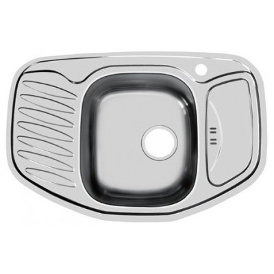 Кухонная мойка из нержавейки Ukinox Comfort COP 776.507-GW6K