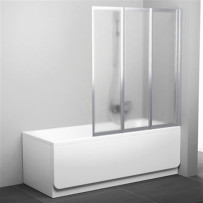 Шторка на ванну Ravak VS3 130 Grape профиль сатин 795V0U00ZG