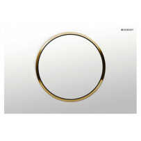 Кнопка слива инсталляций Geberit Sigma 10 115.758.KK.5 белый/золото