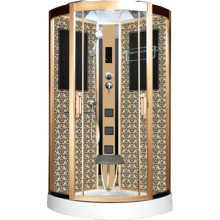 Душевая кабина 90х90 Niagara Lux 7715G золото