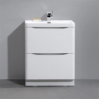 Раковина с тумбой BelBagno Ancona-N 80 bianco lucido напольная Раковина с тумбой BelBagno Ancona-N 80 bianco lucido напольная