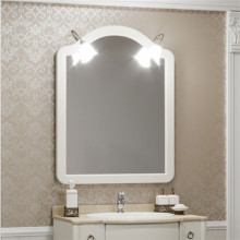 Зеркало для ванной Opadiris Виктория 90 слоновая кость