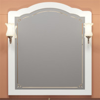 Зеркало для ванной Opadiris Лоренцо 100 белое