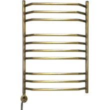 Полотенцесушитель электрический Domoterm Лаура П10 50x80, античная бронза, L 