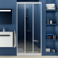 Душевая дверь Ravak ASDP3-90 Transparent, профиль белый