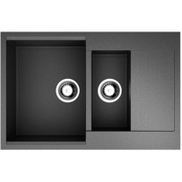 Мойка гранитная Omoikiri Daisen 78-2-BL черная 4993334