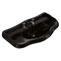 Раковина Kerasan Retro 1050 nero/lucido*1