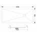 Душевой поддон RGW Stone Tray ST-0120G 100х120 с сифоном