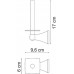 Держатель туалетной бумаги Wasserkraft Wern K-2597