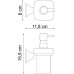 Дозатор жидкого мыла Wasserkraft Wern K-2599