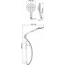 Душевой гарнитур Wasserkraft A044 Душевой гарнитур Wasserkraft A044