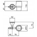 Стакан Webert Armony AM500301015 хром