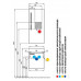 Тумба под раковину подвесная Акватон Эклипс темный эбони