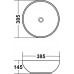 Раковина Melana MLN-T4005-B9 фиолетовый