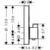 Термостат Hansgrohe ShowerSelect S 15743000 для ванны с душем