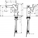 Смеситель Hansgrohe Talis E 71754000 для раковины, с донным клапаном