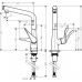 Смеситель Hansgrohe Metris Select 14883800 для кухонной мойки