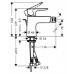 Смеситель Hansgrohe Talis E 71720000 для биде