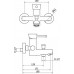Смеситель Cezares POSITANO-VM-01 для ванны с душем