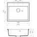 Мойка гранитная Omoikiri Daisen 60-BL черная