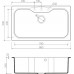 Мойка гранитная Omoikiri Maru 86-DC темный шоколад