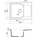 Мойка гранитная Omoikiri Yonaka 65-PA пастила