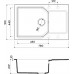 Мойка гранитная Omoikiri Yonaka 78-LB-PA пастила