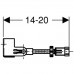 Комплект крепления для инсталляций Geberit DUOFIX 111.835.00.1 угловой к стене