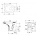 Приставной унитаз Kerasan Cento 351601