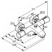 Смеситель для ванны термостатический Kludi Zenta 351010538