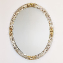 Зеркало для ванной Caprigo PL720-K серебро с золотом