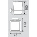 Стакан настенный Veragio Ramba VR.RMB-4940.CR